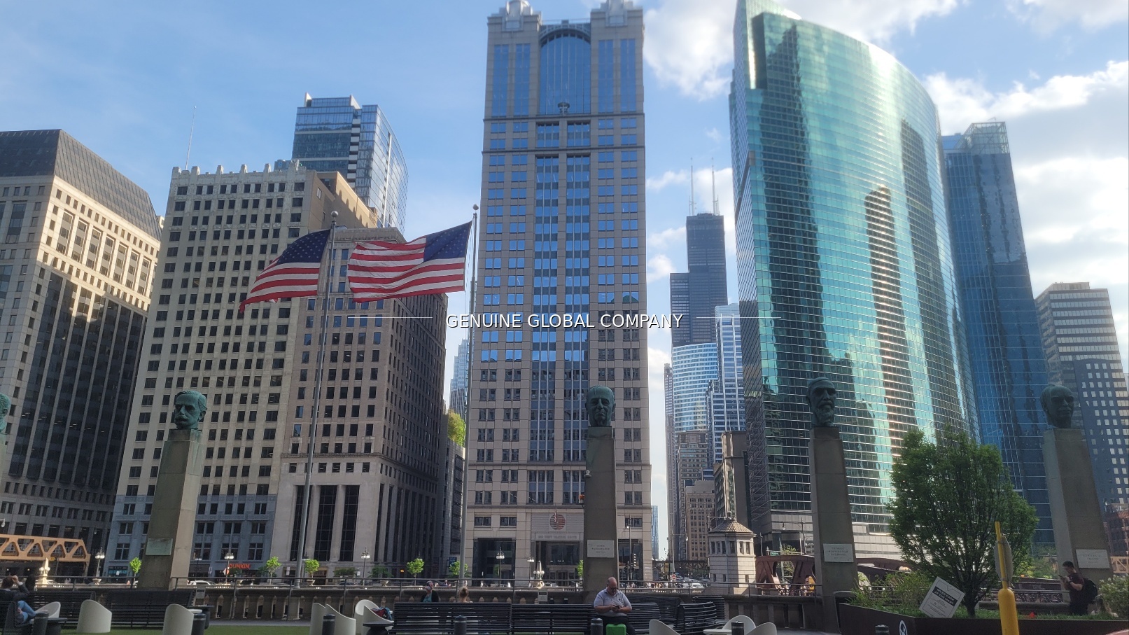Chicago city view photographed by Genuine Global Company